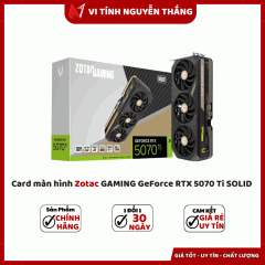 Card màn hình Zotac GAMING GeForce RTX 5070 Ti SOLID