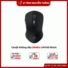 Chuột không dây DAREU LM115G Black