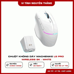 Chuột không dây Machenike L8 Pro Wireless 8K - White