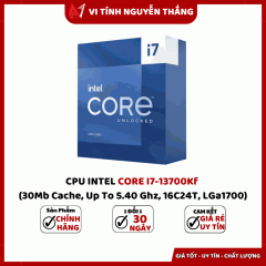 CPU INTEL CORE I7-13700Kf (30Mb Cache, Up To 5.40 Ghz, 16C24T, LGa1700)