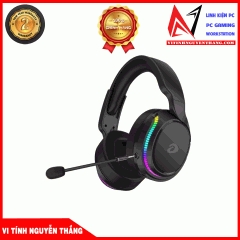 Tai Nghe Không Dây Dareu A710 RGB Wireless Black/ White 