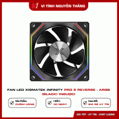 Fan Led Xigmatek Infinity Pro 5 Reverse - ARGB (Black) (Ngược)