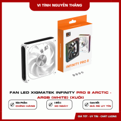 Fan Led Xigmatek Infinity Pro 8 Arctic - ARGB (White) (Xuôi)