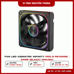 Fan Led Xigmatek Infinity Pro 8 Reverse - ARGB (Black) (Ngược)