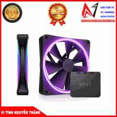 Bộ 2 Fan NZXT F140 RGB Twin Pack - 140Mm (Black)