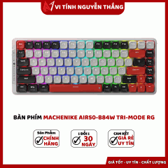 Bàn Phím Machenike Air50-B84W Tri-Mode Rg