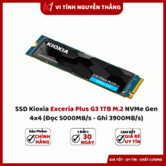 SSD Kioxia Exceria Plus G3 1TB M.2 NVMe Gen 4x4 (Đọc 5000MB/s - Ghi 3900MB/s)