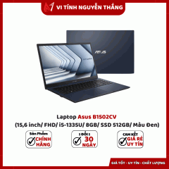Laptop Asus B1502CV  (15,6 inch/ FHD/ i5-1335U/ 8GB/ SSD 512GB/ Màu Đen)
