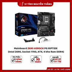 Mainboard Z690 ASROCK PG RIPTIDE (Intel Z690, Socket 1700, ATX, 4 khe Ram DDR4)
