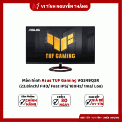 Màn hình Asus TUF Gaming VG249Q3R (23.8inch/ FHD/ Fast IPS/ 180Hz/ 1ms/ Loa)