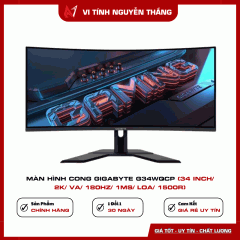 Màn hình cong Gigabyte G34WQCP (34 inch/ 2K/ VA/ 180Hz/ 1ms/ Loa/ 1500R)