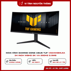 Màn hình Gaming cong Asus TUF VG34WQML5A 34 inch WQHD 2K VA 250Hz 0.5ms