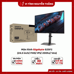 Màn hình Gigabyte G25F2 (24.5 inch/ FHD/ IPS/ 200hz/ 1ms)