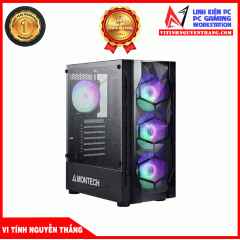  Case Montech X1 Black (Tặng 4 Fan RGB)