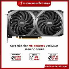 Card màn hình MSI RTX 3060 Ventus 2X 12GB OC GDDR6