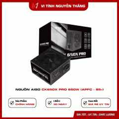 Nguồn Aigo Ck650X PRO 650W (Apfc - 85+)