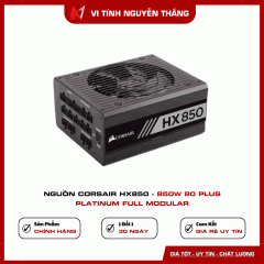 Nguồn CORSAIR Hx850 - 850W 80 Plus Platinum Full Modular