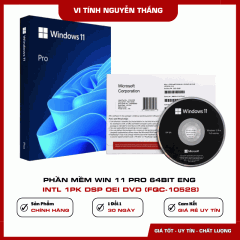 Phần mềm Win Pro 11 64Bit Eng Intl 1Pk Dsp Oei Dvd ( Fqc-10528)