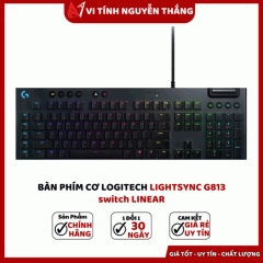 Bàn Phím Cơ Logitech Lightsync G813 Switch Linear