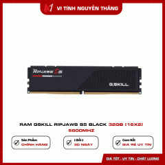 Ram Gskill Ripjaws S5 Black 32GB (16X2) 5600Mhz