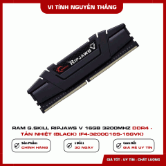 Ram G.Skill Ripjaws V 16GB 3200MHz DDR4 - Tản nhiệt (Black) (F4-3200C16S-16GVK)