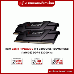 Ram Gskill RIPJAWS V (F4-3200C16S-16GVK) 16GB (1x16GB) DDR4 3200Mhz