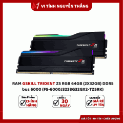 RAM GSKILL TRIDENT Z5 RGB 64GB (2X32GB) DDR5 bus 6000 (F5-6000J3238G32GX2-TZ5RK) 