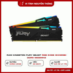 Ram Kingston Fury Beast RGB 64GB (2X32GB) DDR5 5600Mhz