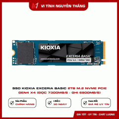 SSD Kioxia Exceria Basic 2TB M.2 NVMe PCIe Gen4 x4 (Đọc 7300MB/s - Ghi 6800MB/s)