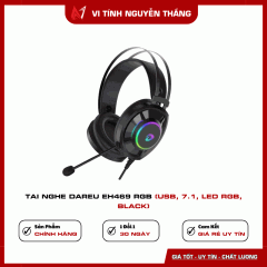 Tai Nghe Dareu Eh469 RGB (Usb, 7.1, Led RGB, Black)