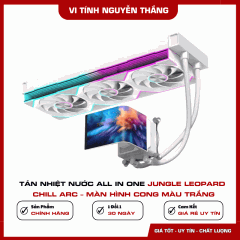 Tản Nhiệt Nước All In One Jungle Leopard Chill Arc – Màn Hình Cong Màu Trắng