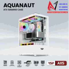 Case VSP AQUANAUT AX5 - Mid Tower - ATX Màu Trắng / No Fan)