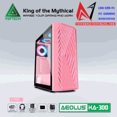Case Gaming VSPtech Ka300 - Màu Hồng