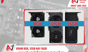 VRAM 8GB, 12GB hay 16GB bao nhiêu là đủ để chơi game và làm đồ họa