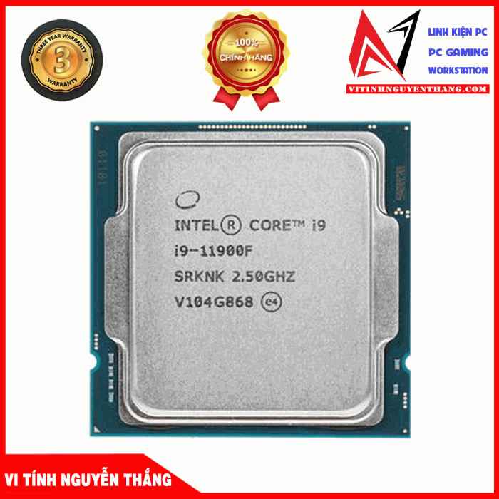 CPU INTEL CORE I9-11900F (2.5Ghz Turbo Up To 5.2Ghz, 8 Nhân 16 Luồng, 16Mb Cache, 65W , LGa1200)  