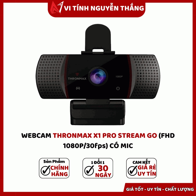 Webcam ThronmAX X1 PRO Stream Go (FHD 1080P/30Fps) Có Mic
